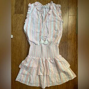 Vineyard Vines performance skirt and top smocked tassel stripe size XS. 1618